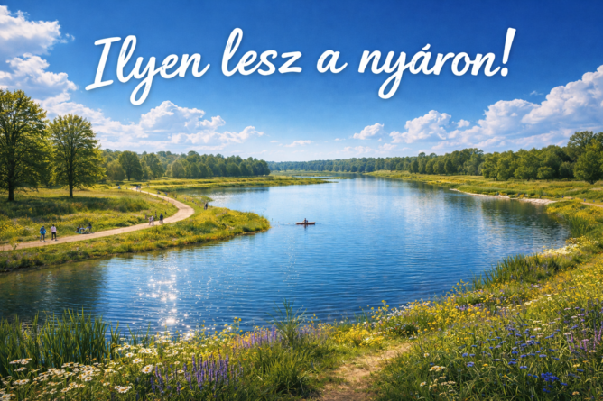 mesterséges tó készül, ilyen lesz a nyáron, illusztráció, a kép tulajdonosa bognár géza