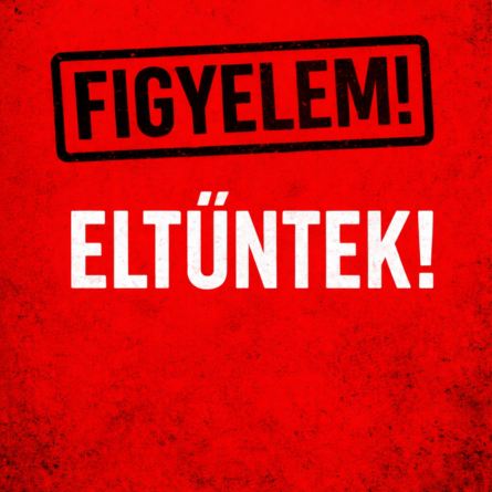 figyelem! eltűntek. illusztráció, a kép tulajdonosa bognár géza