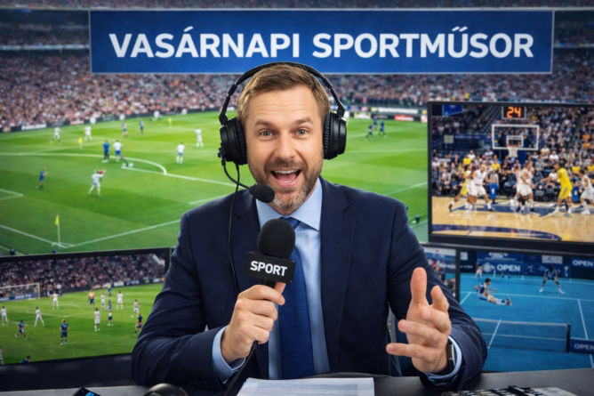 vasárnapi sortműsor, illusztráció, a kép tulajdonosa bognár géza