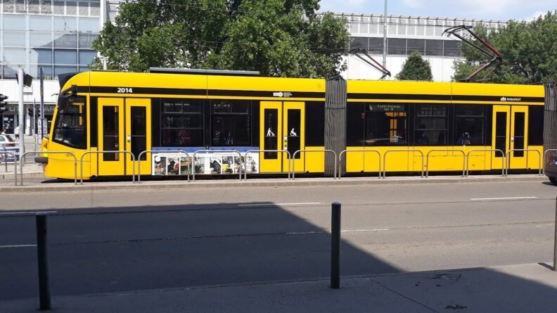 budapest, sárga villamos, ollusztráció, a kép tulajdonosa bognár géza