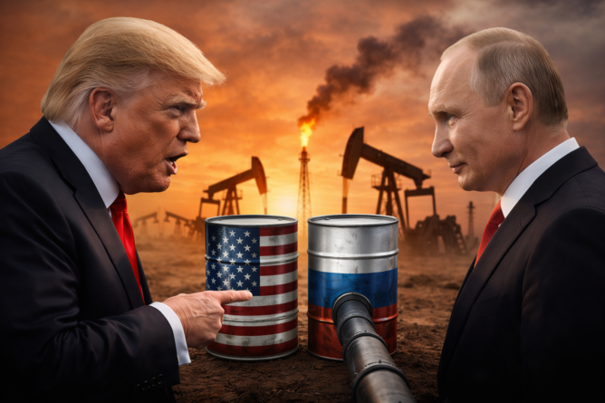 Fordulat az energiapiacon, Trump vs Putyin, illusztráció, a kép tulajdonosa bognár géza