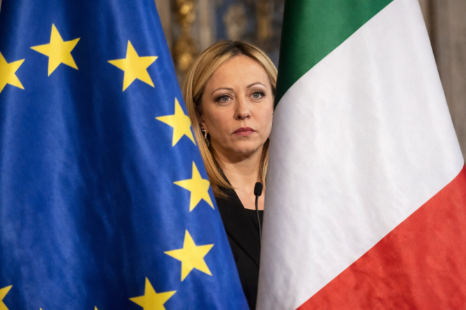 meloni, eu, olaszország, illusztráció, a kép tulajdonosa bognár géza