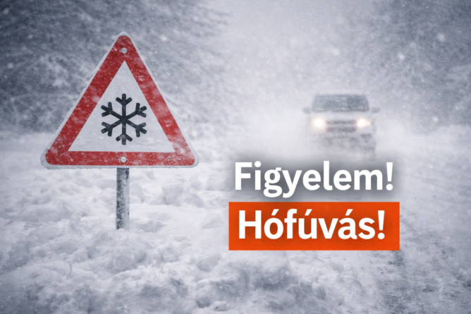 figyelem, hófúvás, illusztráció, a kép tulajdonosa bognár géza