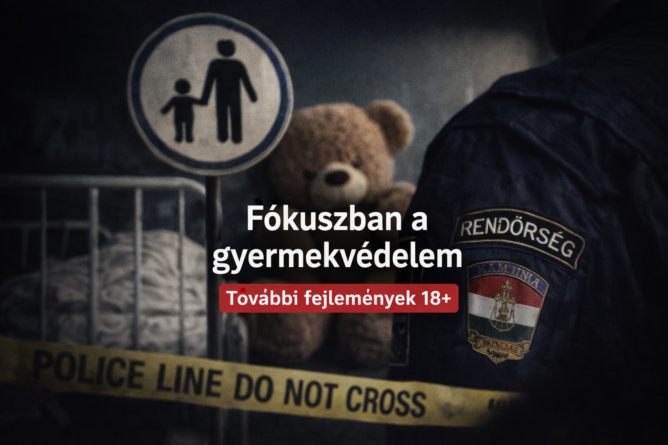fókuszvan a gyermekvédelem, 18+, rendőrségi hírek, illusztráció, a kép tualjdonosa bognár géza