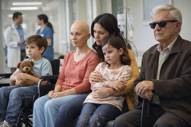 Különleges betegséggel közdő betegek, illusztráció, a kép tulajdonosa bognár géza