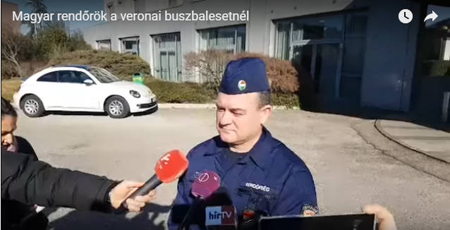 Nyilatkozott a Veronába küldött magyar rendőrcsoport vezetője