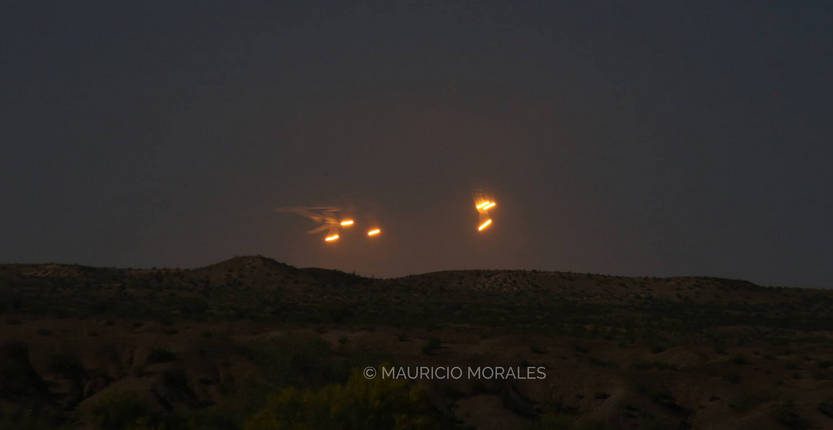 Furcsa fények lebegtek negyed órán át az arizonai sivatag felett 4