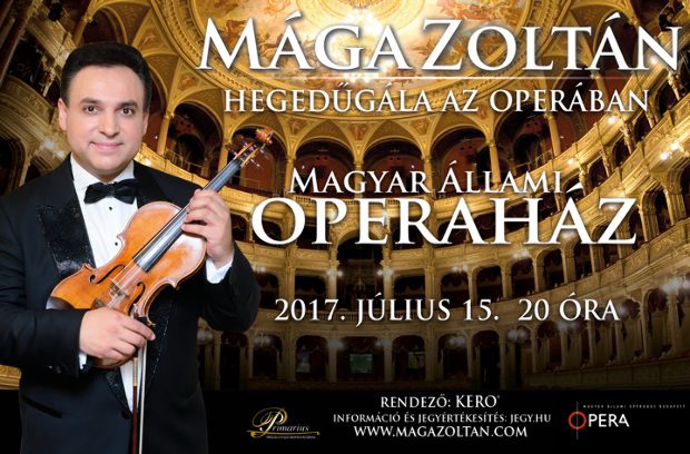Hegedűvel a világ körül turnéja 50. állomását ünnepli Mága Zoltán