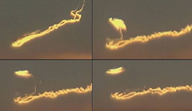 A videós is megdöbbent: elképesztő tűzkígyó jelent meg az égen - VIDEÓ