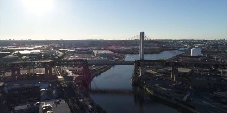 Drónfelvétel a New York-i híd felrobbantásáról - VIDEÓ