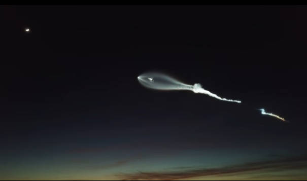 Ilyen volt a Falcon 9 fellövése - VIDEÓ