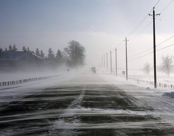 Ez van most! Szél, hó, hideg, hófúvások. Kép Hirmagazin.eu