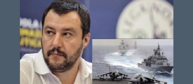 10 olasz hadihajót küld a líbiai partokhoz Matteo Salvini!
