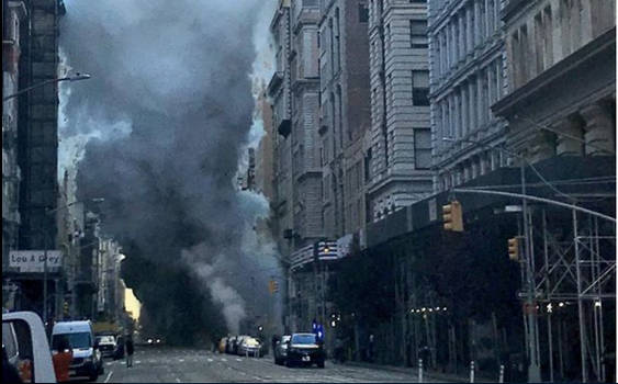 Hatalmas robbanás New Yorkban több épületet evakuáltak 1