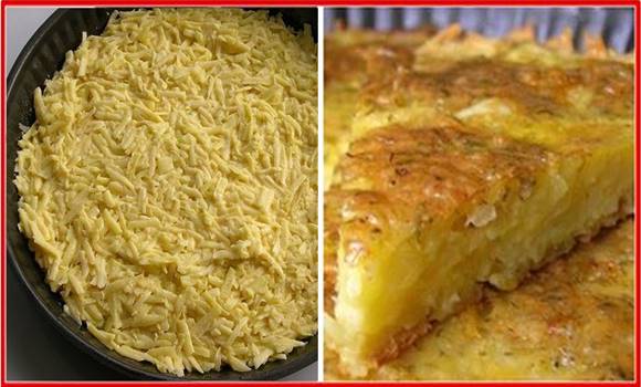 Reszelt burgonya sajttal, és fokhagymával – Gyors vacsora, amiből az egész család jól lakik!
