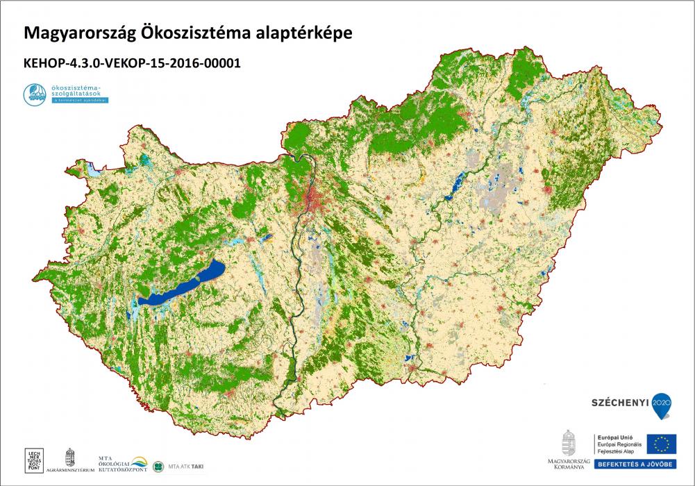 Ökoszisztéma-térkép segíti a természetvédelmet és ökológiai kutatásokat