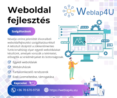 Weblap4u weboldal karbantartás