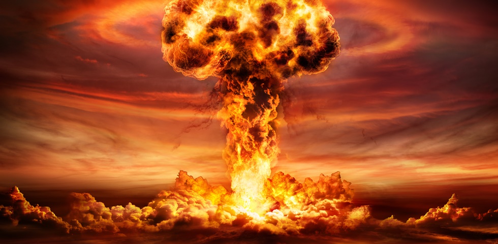 nuclear bomb explosion mushroom cloud