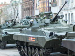 orosz ukran haboru konfliktus katona harcjarmu pancelos stock 523011
