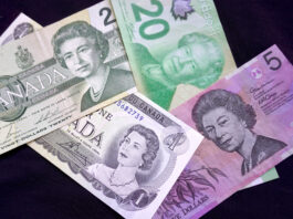 ottawa,,canada, ,2021:,canadian,and,australian,currency,with,portraits
