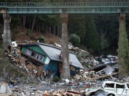 földrengés japánban. kép blikk