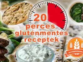 20 perces gluténmentes receptek