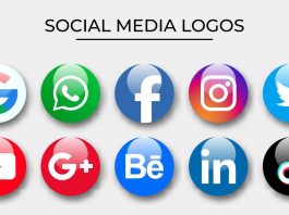 facebook instagram twitter youtube whatsapp dribble tiktok linkedin google plus google collection of popular social media icons free vector