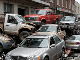 Szituációs kép, a 10 évesnél idősebb autók halomra gyűjtve a főváros egy részén. Kép tulajdonosa: Hirmagazin.eu