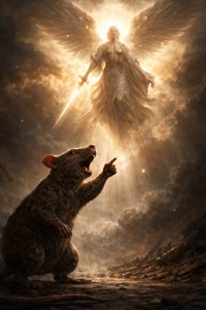 Zelenszkij éls az angyal, illusztráció, 