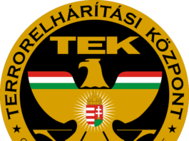 insigne du terrorelhárítási központot (tek).svg