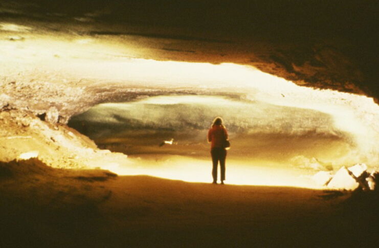 cleveland avenue passage in mammoth cave system, kentucky, united states of america, north america