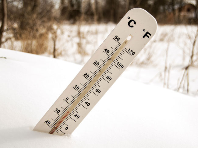 snow thermometer