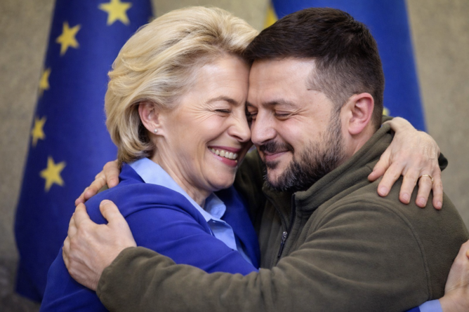 ursula és volodimir, nagy a szerelem, illusztráció, a kép tulajdonosa bognár géza