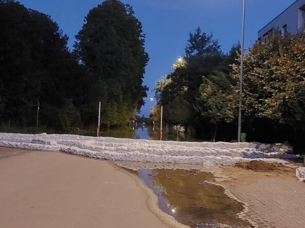 Árvízvédelem a rómain, illusztráció, a kép tulajdonosa bognár géza