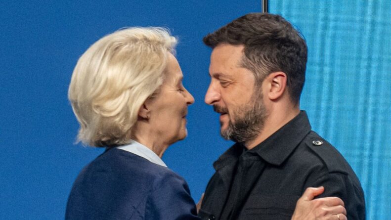 volodimir zelenszkij és ursula von der leyen fotó, afp fotó, jonas roosens, forrás, anp mag