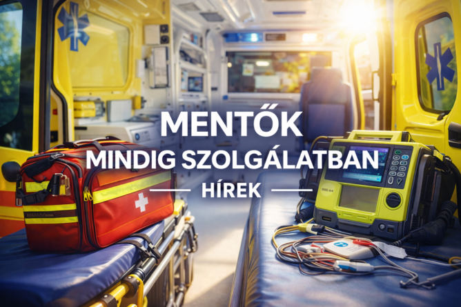mentők szolgálatban, hírek, illusztráció, a kép tulajdonosa bognár géza